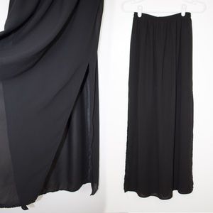 Full Length Black Skirt